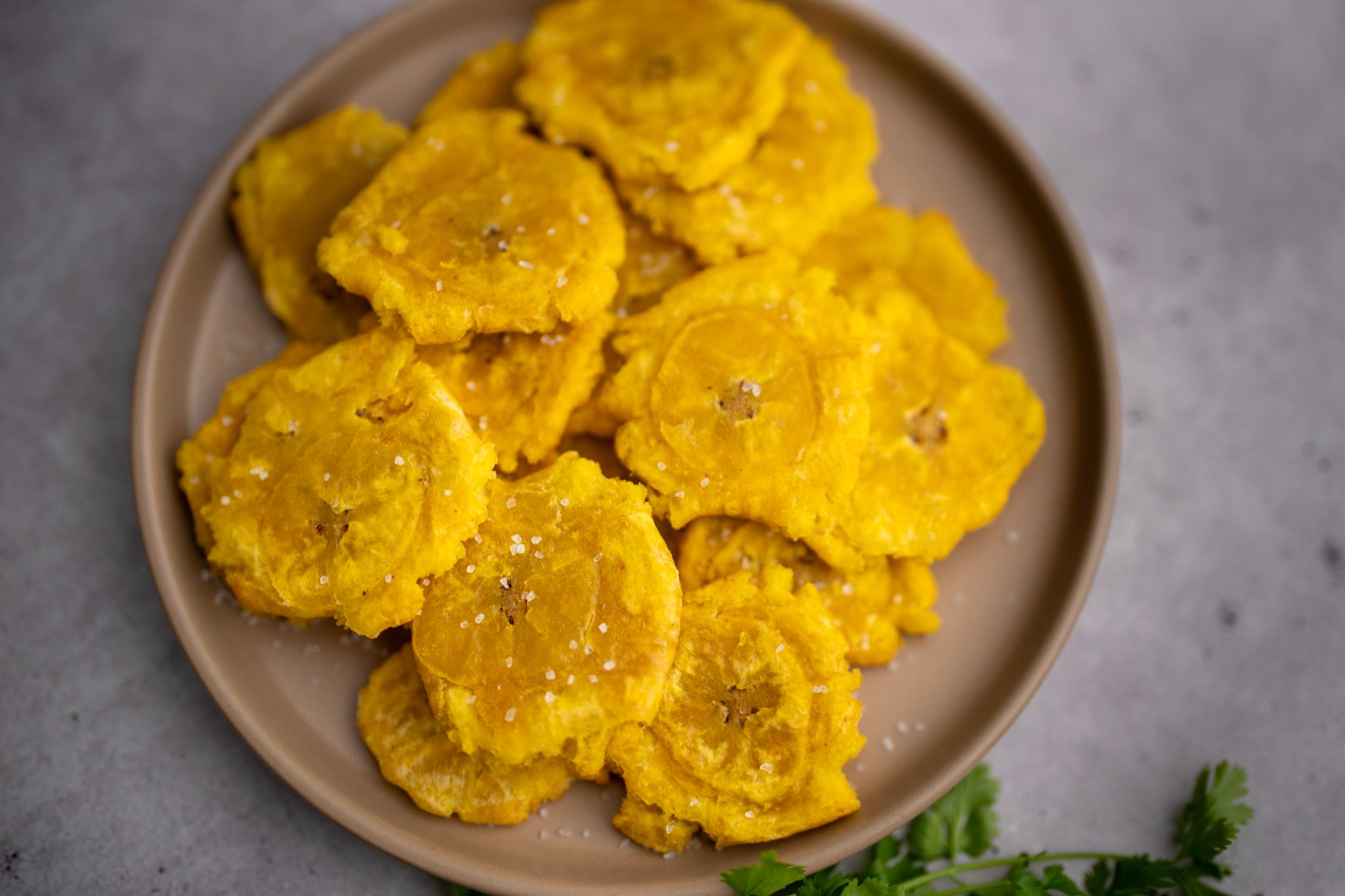 Plato de tostones