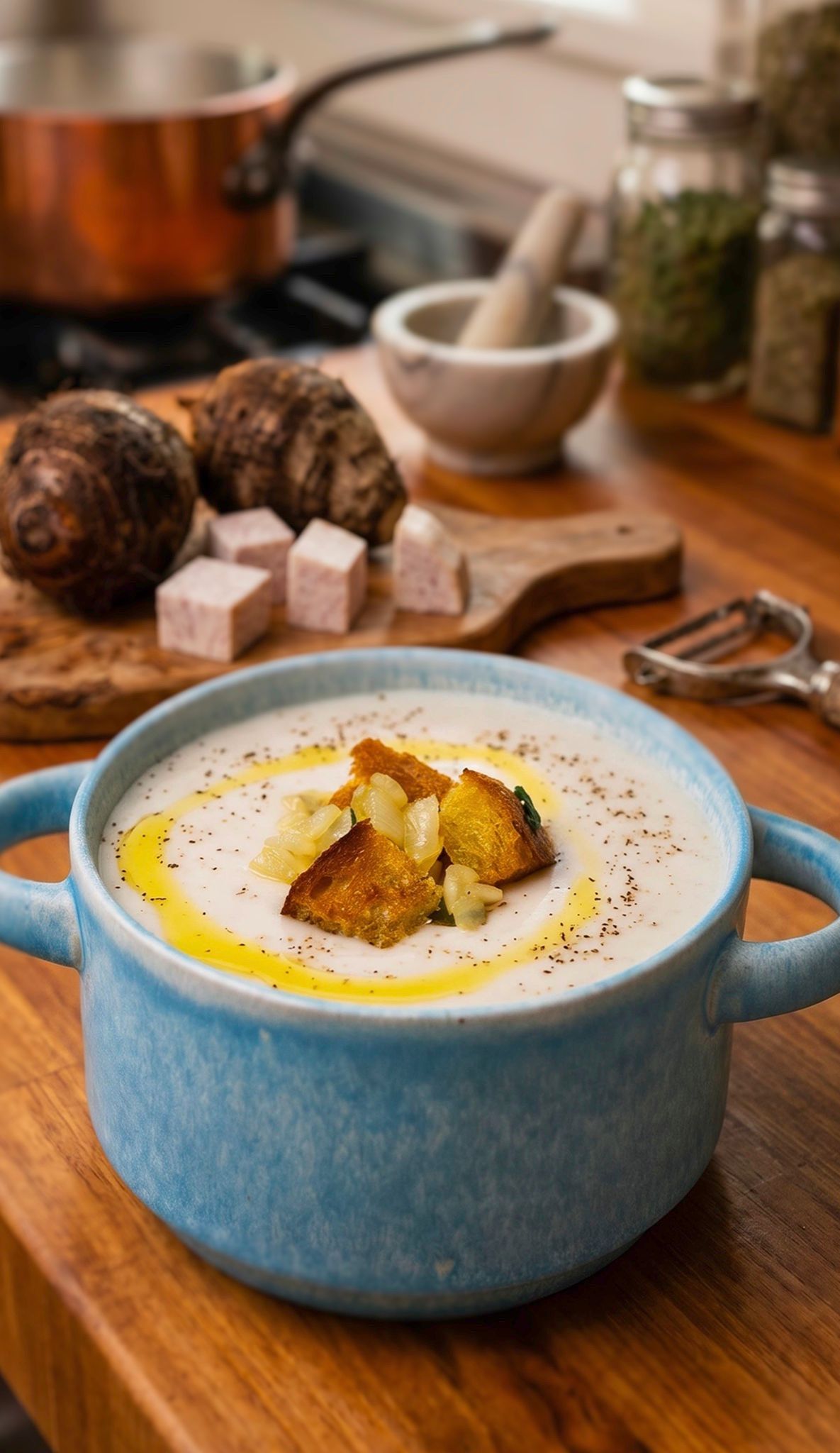 Entorno propuesto: cocina de noche.
